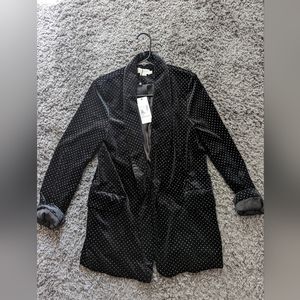 Molly Bracken Velvet Sparkle Blazer